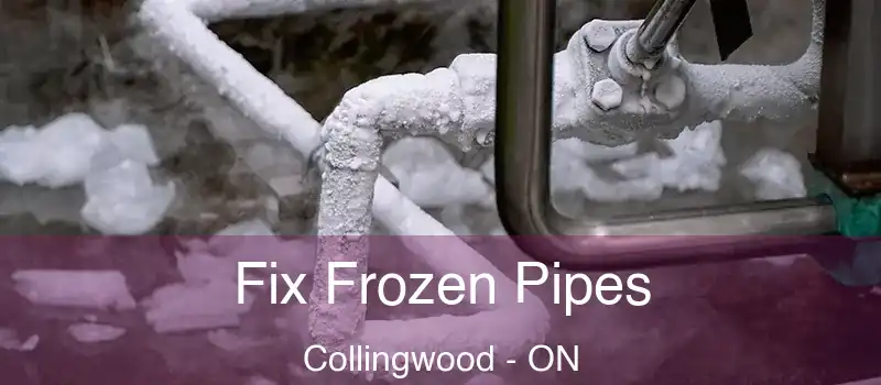  Fix Frozen Pipes Collingwood - ON